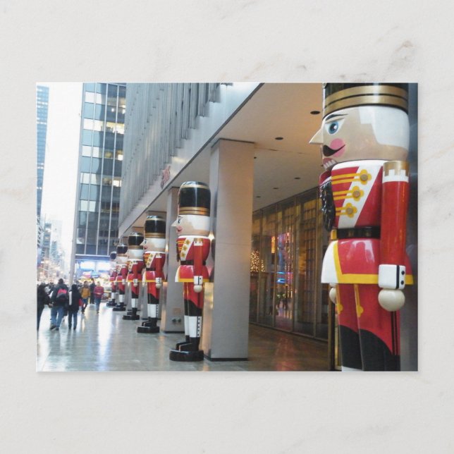 Holiday Nutcrackers NYC Postcard (Front)