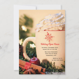 Holiday Open House Christmas Invitation
