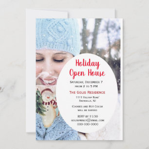 Holiday Open House / Christmas Party  Invitation