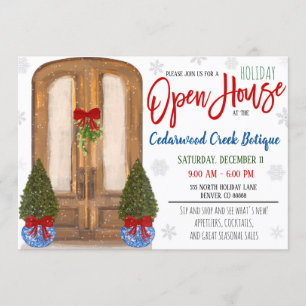 Holiday Open House Invitation