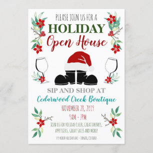 Holiday Open House Invitation