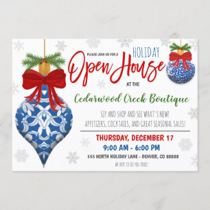 Holiday Open House Invitation
