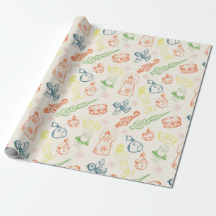 Holiday Ornament Wrapping Paper
