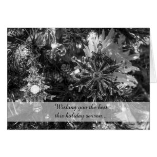 Holiday Ornaments Grayscale