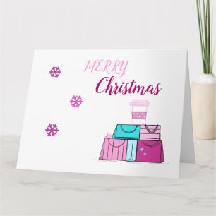 Holiday Packages Merry Christmas Card