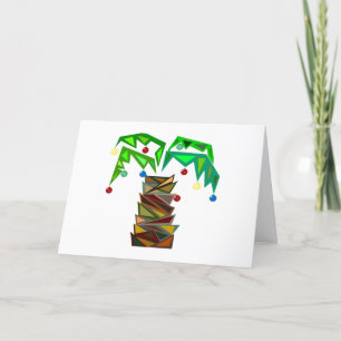 Holiday Palm Tree Folded Holiday Card