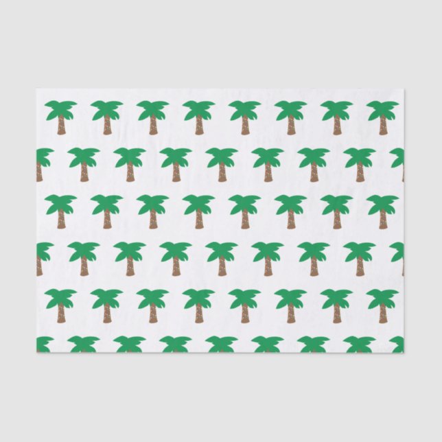 Holiday Palm Tree Tissue Paper (Front)