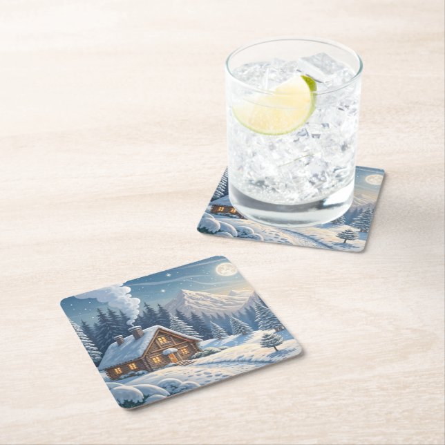 Holiday Paper Coasters (Insitu)