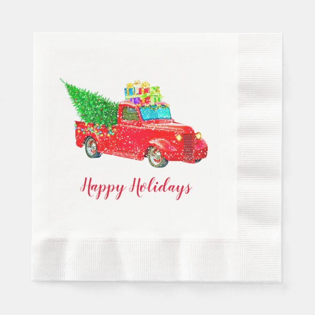 Holiday Paper Napkins (Front)