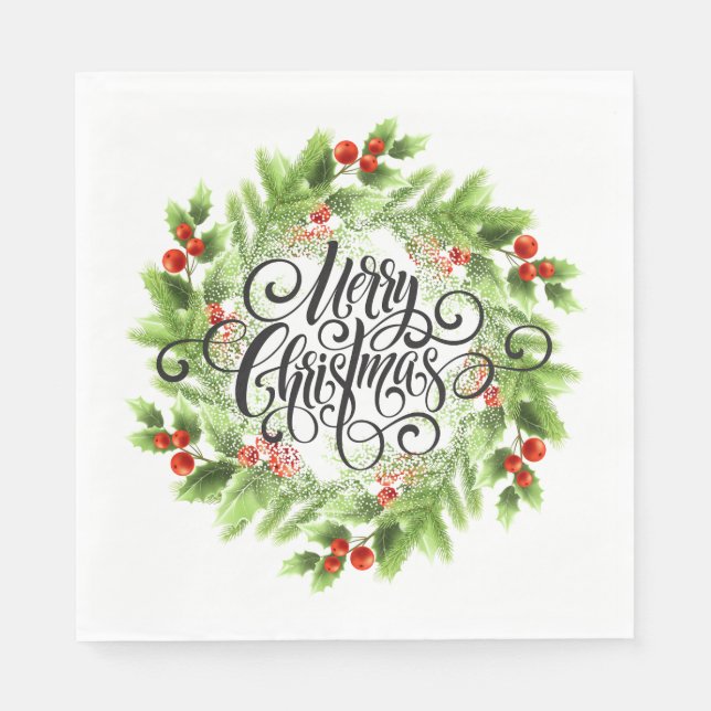 Holiday Paper Napkins (Front)