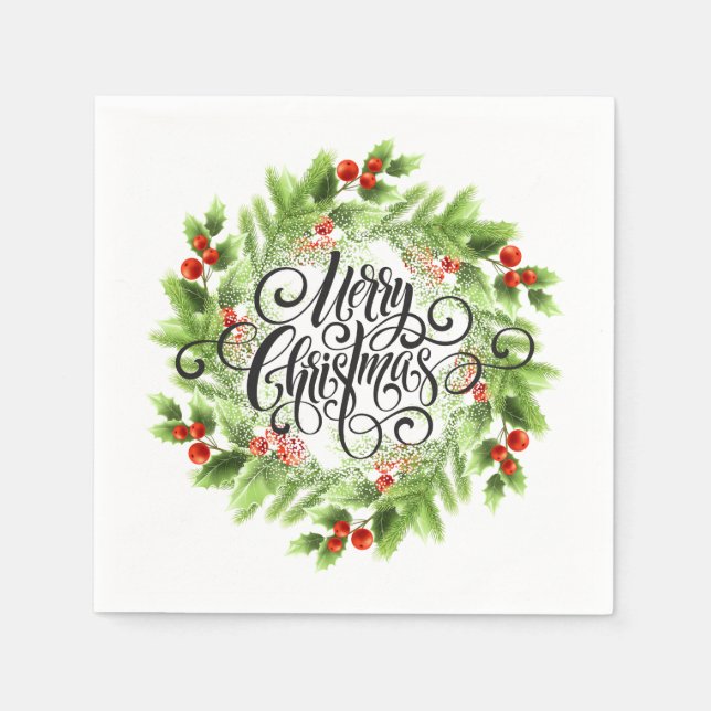 Holiday Paper Napkins (Front)