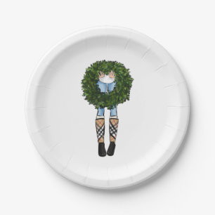 Holiday paper plate