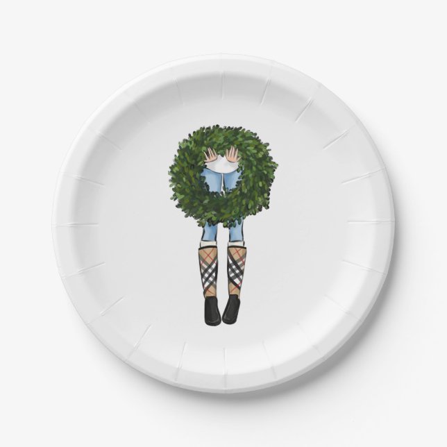 Holiday paper plate (Front)