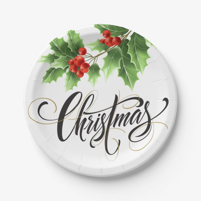 Holiday Paper Plates (Front)