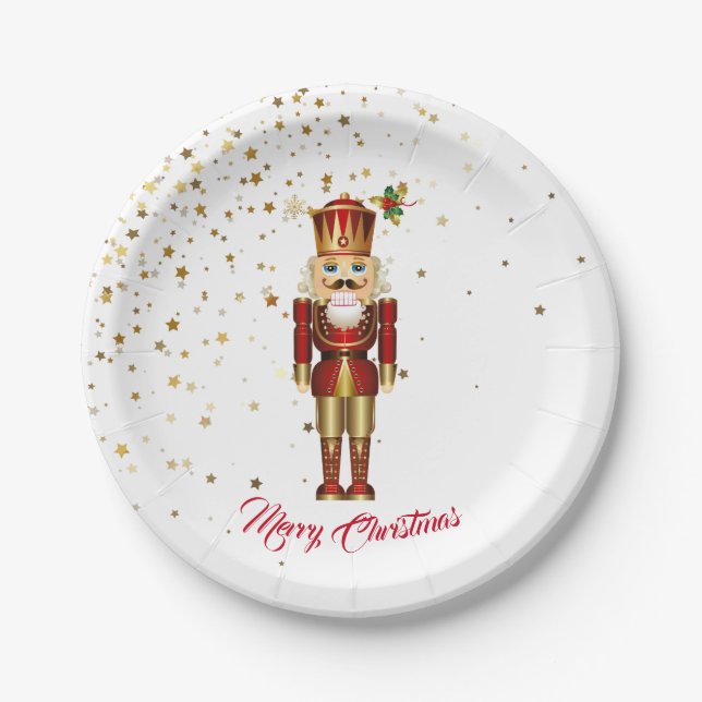 Holiday Paper Plates-Nutcracker Paper Plate (Front)