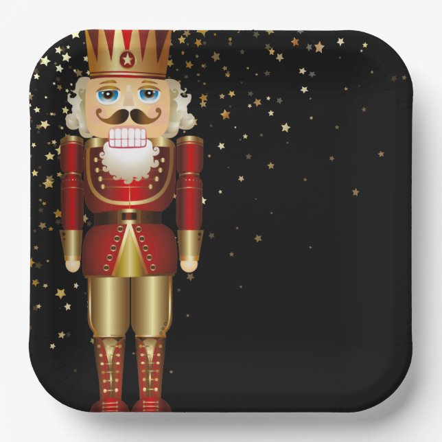Holiday Paper Plates-Nutcracker Plate (Front)