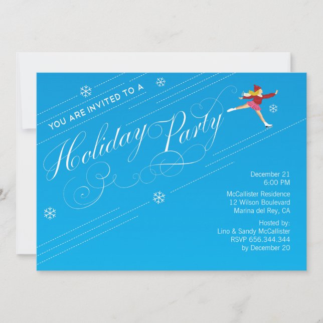 Holiday Party Custom Invitations (Front)