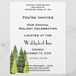 Holiday Party Flyer