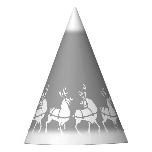 Holiday Party Hats Festive Reindeer Party Hats (Front)