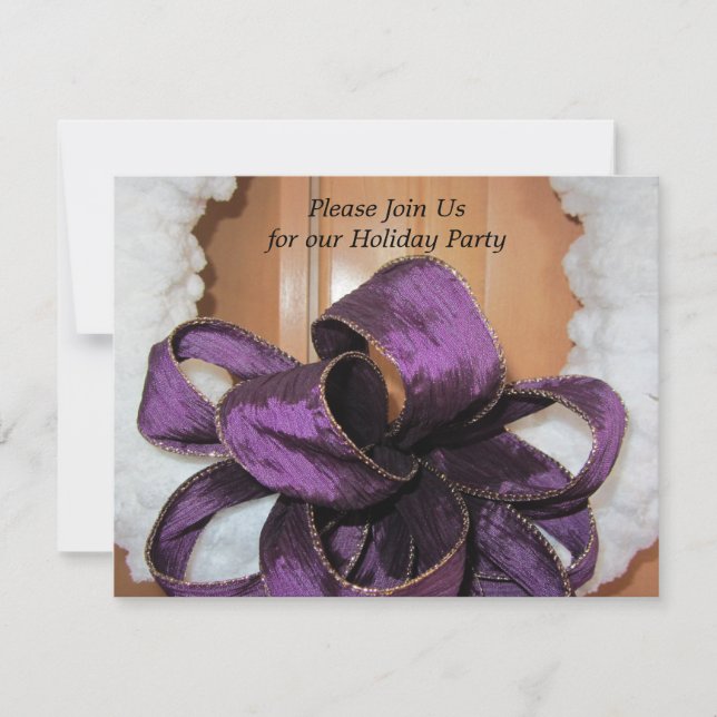 Holiday Party Invitation (Front)