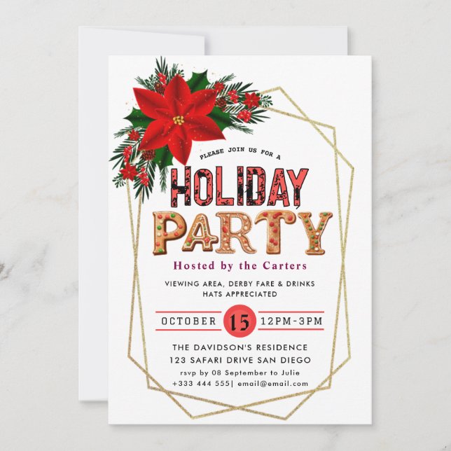 Holiday Party Invitation (Front)