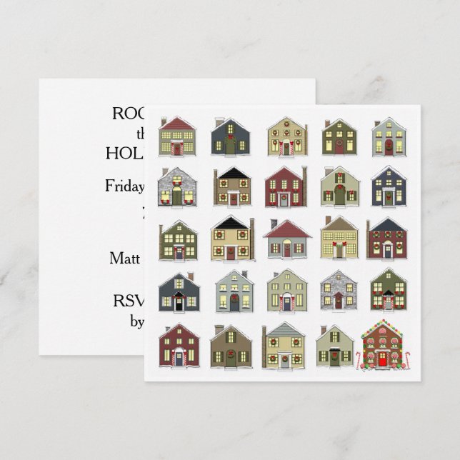 Holiday Party Invitation (Front/Back)