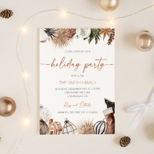 Holiday Party Invitation, Holiday Dinner Invitation