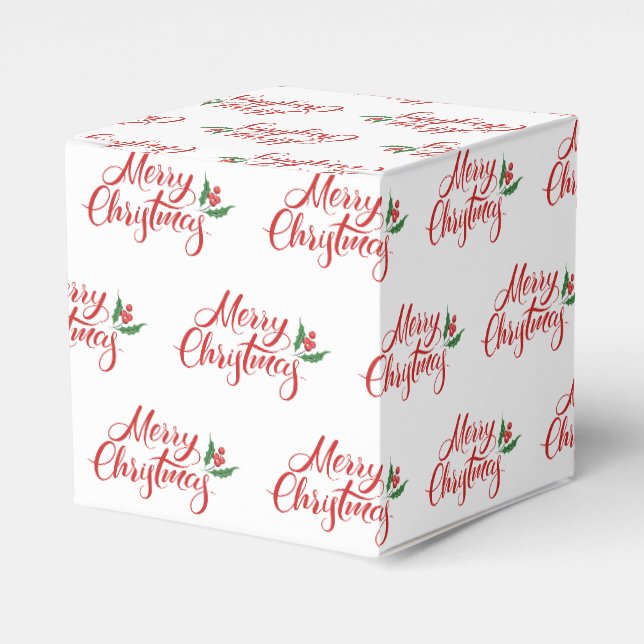 Holiday Party Treat Box (Front Side)