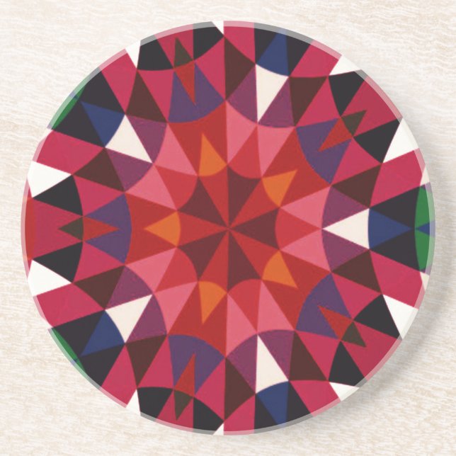 Holiday Pattern Coaster (Front)