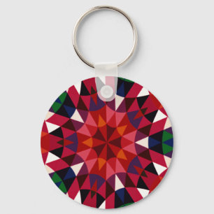 Holiday Pattern Keychain