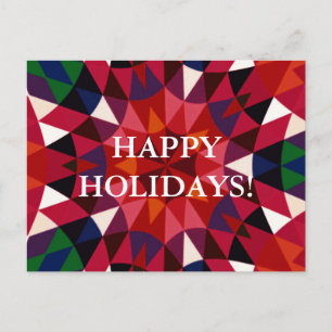 Holiday Pattern Postcard