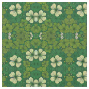 Holiday Pattern - St. Patrick's Day Shamrock Fabric