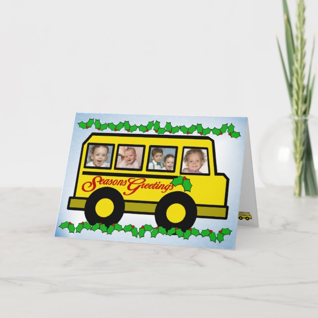 Holiday Photo Bus Card (Front)