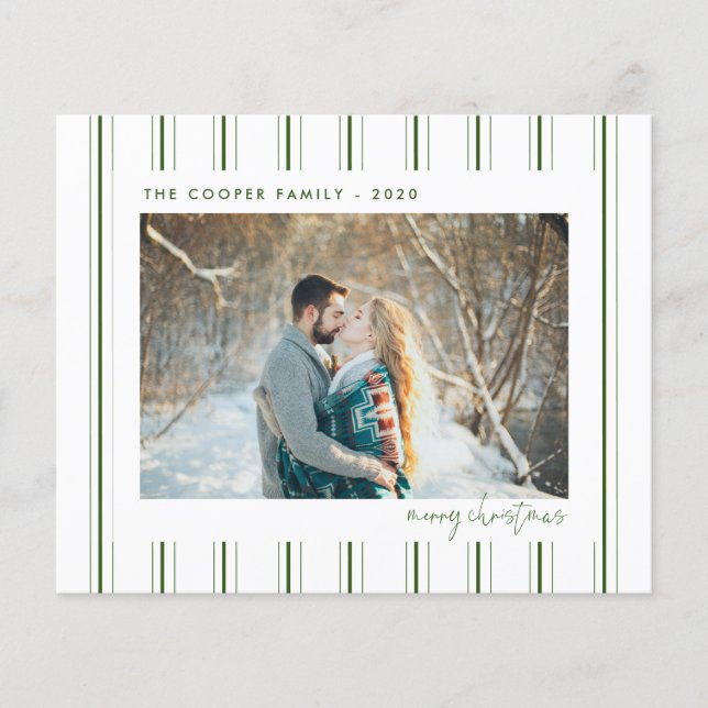 Holiday Photo Card | Modern Christmas (Front)