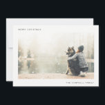 HOLIDAY PHOTO CARD | Modern Minimal Dot Christmas<br><div class="desc">Create a lasting impression this holiday season with a beautiful Modern Minimal Dot Christmas Card. This card features a modern minimalist clean design featuring your perfect holiday photo. Don't miss the coordinating Modern Minimal Dot Christmas Collection in the "Dear Beautiful You" shop.</div>