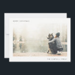 HOLIDAY PHOTO CARD | Modern Minimal Dot Christmas<br><div class="desc">Create a lasting impression this holiday season with a beautiful Modern Minimal Dot Christmas Card. This card features a modern minimalist clean design featuring your perfect holiday photo. Don't miss the coordinating Modern Minimal Dot Christmas Collection in the "Dear Beautiful You" shop.</div>