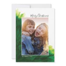 Holiday Photo Card *Painterly Tree*
