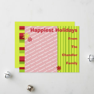 Holiday Photo Card Template