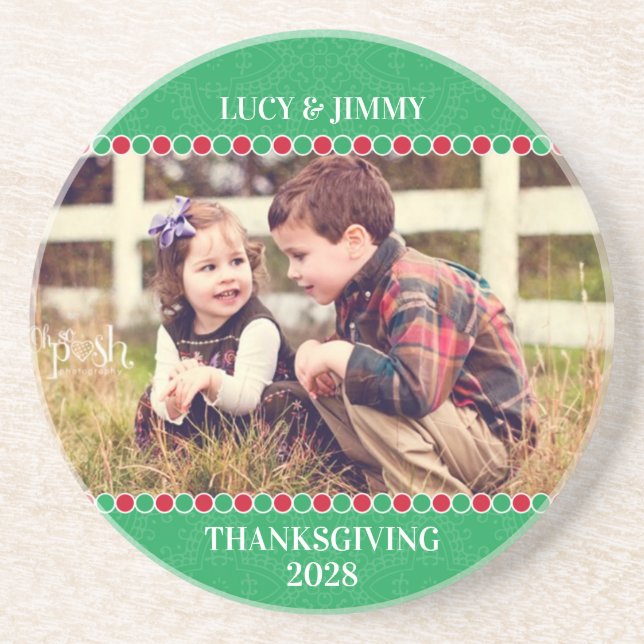 Holiday Photo Coaster (Front)