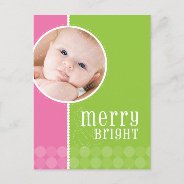 HOLIDAY PHOTO POSTCARD :: goodcheer 8P (Front)