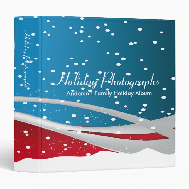 Holiday Photographs Binder (Front/Spine)