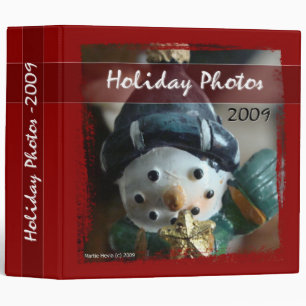 Holiday Photos 2009 - Snowman Binder