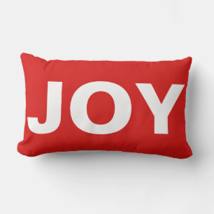 Holiday Pillow-JOY Lumbar Pillow