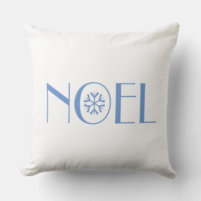 Holiday Pillow-Noel Throw Pillow (Front)