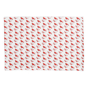 Holiday Pillowcase-Red Cardinal Pillowcase
