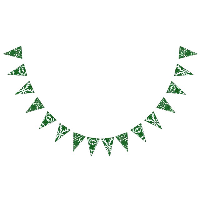 Holiday Pines Triangle Bunting Banner (All)