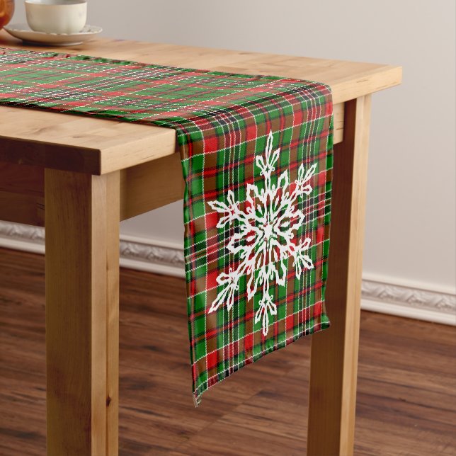 Holiday Plaid Table Runner (In Situ)