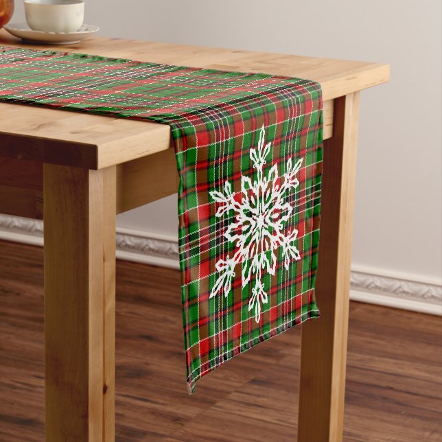 Holiday Plaid Table Runner (In Situ)