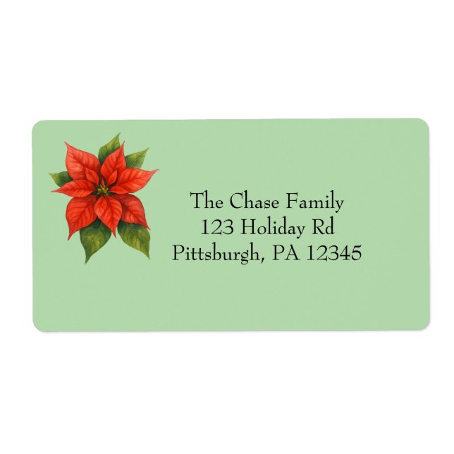 Holiday Poinsettia shipping (Front)