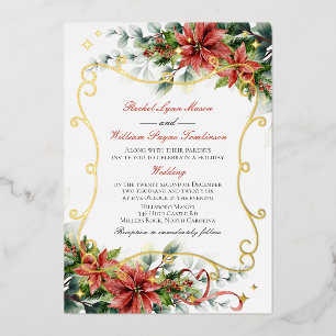 Holiday Poinsettia Wedding